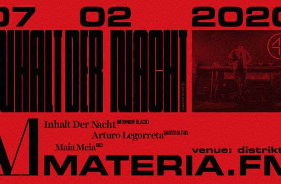 Materia.fm: Inhalt Der Nacht (Monnom Black) – 7. 2. 2020 od 23:00