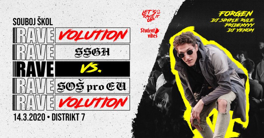 RAVEvolution I SSGH VS SOŠ pro EU – 14.3. od 21:00